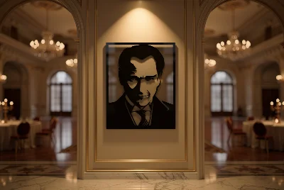 Atatürk  Tablo 385x500x2mm 